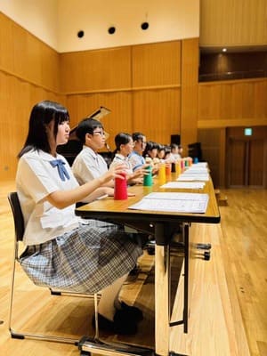 甲府市ピアノ教室発表会の様子