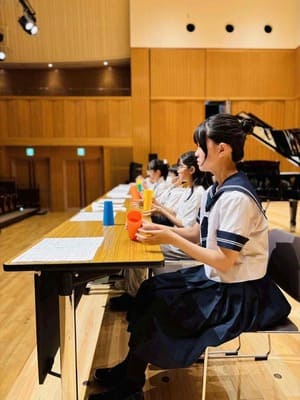甲府市ピアノ教室発表会の様子